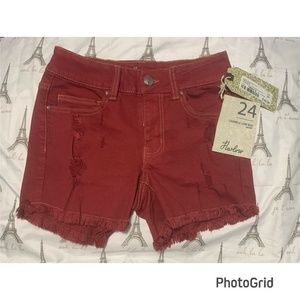 Harlow Distressed Shorts